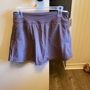 Purple athletic skirt